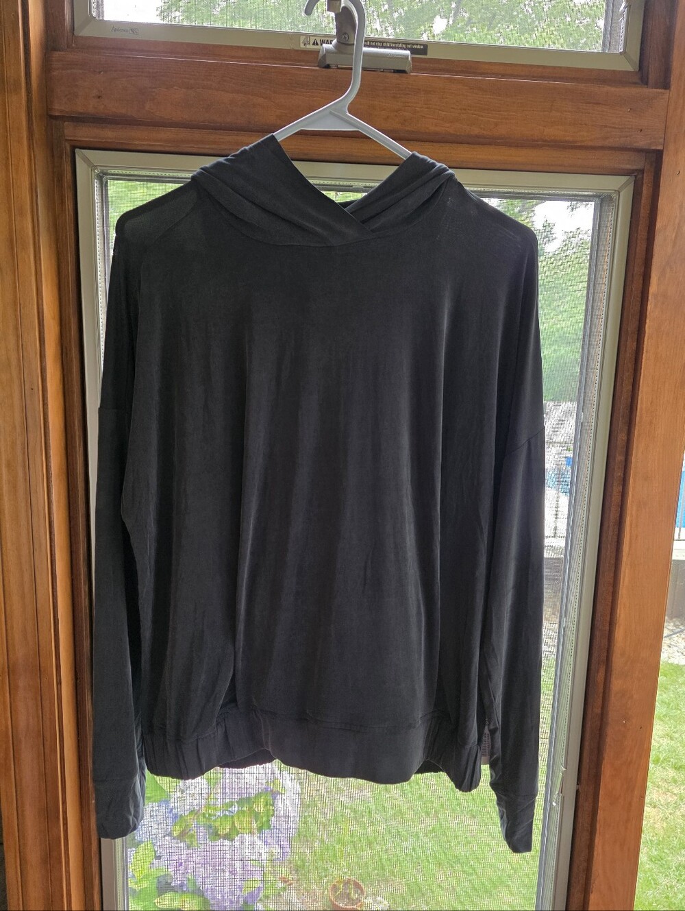 🔥NWT Lululemon Lab Schema Hoodie II Sweatshirt Women Sz 4 92% Cupro 8% Elastane